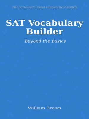 cover image of SAT Vocabulary Builder